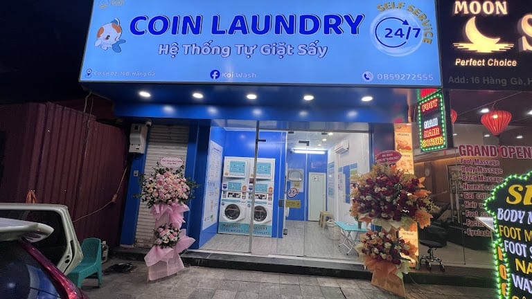 Giặt sấy tự phục vụ ở Phố Cổ Hà Nội: chọn tiệm thế nào