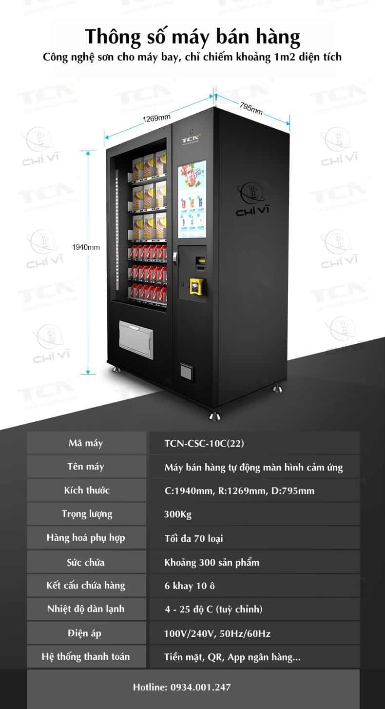 máy bán hàng tự động TCN