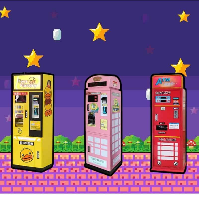 Máy Bán Xu Tự Động Thanh Toán QR