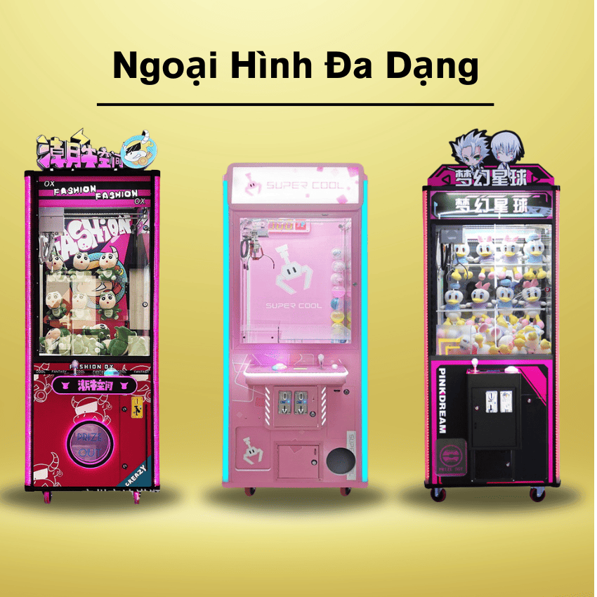 Máy Gắp Thú Thanh Toán QR