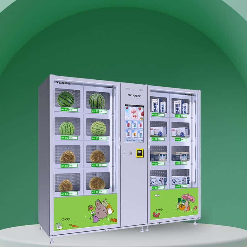 Locker bán hàng tự động thanh toán qr