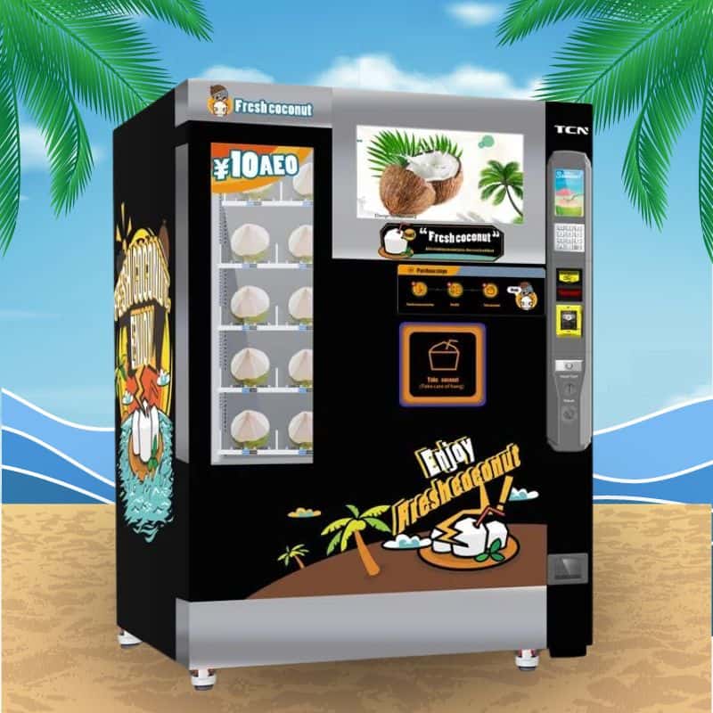 Máy Bán Hàng Tự Động Bán Trái Dừa