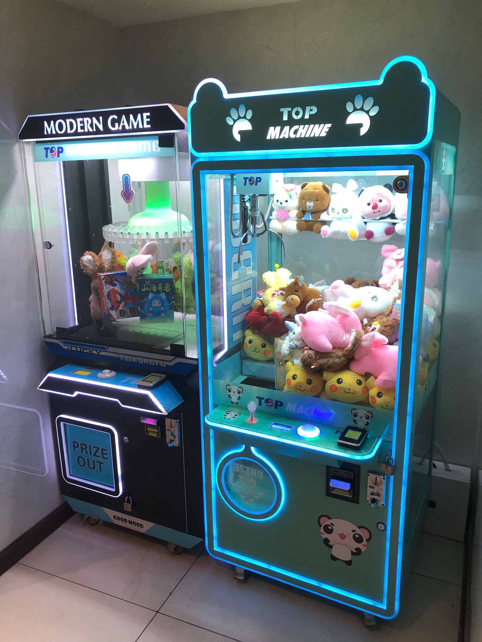 máy gắp thú thanh toán QR