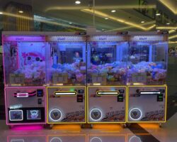 Máy gắp thú thanh toán QR